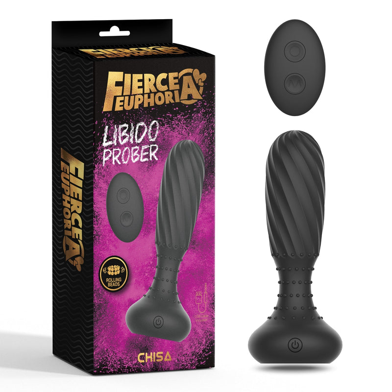 Chisa - Libido Prober - Vibrerende Buttplug met Afstandsbediening - Zwart-laced-up.nl