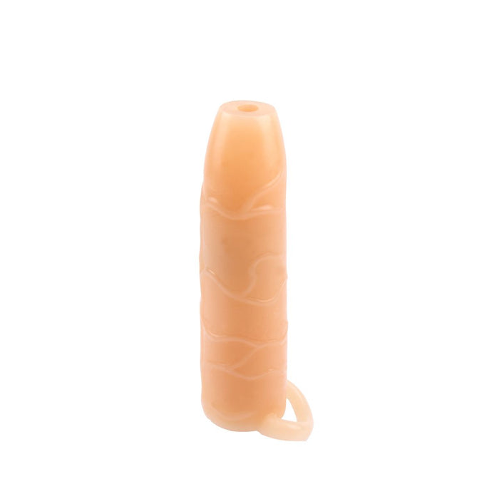 Chisa Novelties - Real Feel Penis Sleeve Met Ball Strap En Open Bovenkant-Laced-up.nl