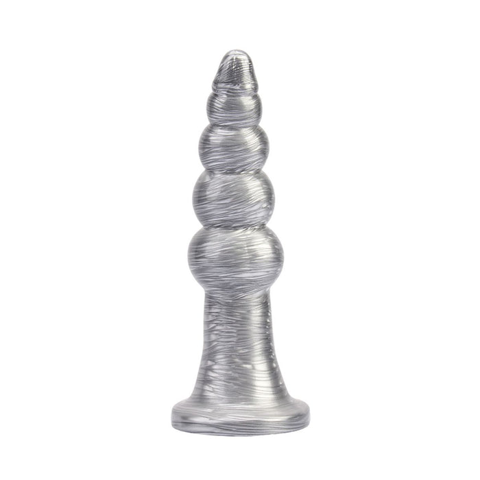 Chisa - Silver Buttplug - Colt Bisley - Zilver - Maat L-Laced-up.nl