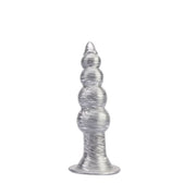 Chisa - Silver Buttplug - Colt Bisley - Zilver - Maat L-Laced-up.nl