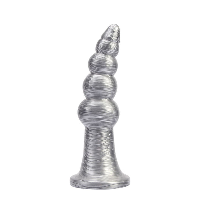 Chisa - Silver Buttplug - Colt Bisley - Zilver - Maat L-Laced-up.nl