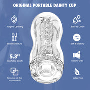 Chisa - Original Portable Dainty Cup - Cup Masturbator - Clear-Laced-up.nl