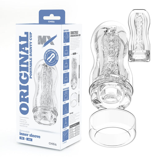 Chisa - Original Portable Dainty Cup - Masturbateur en forme de coupe - Transparent - Laced-up.nl