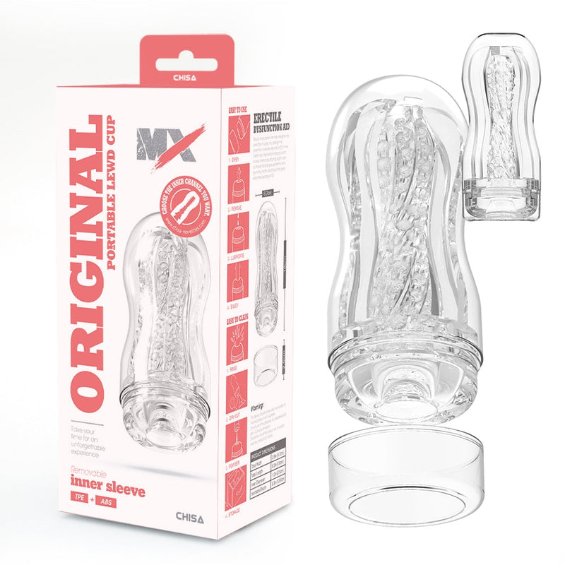 Chisa - Original Portable Lewd Cup - Cup Masturbator - Clear-Laced-up.nl