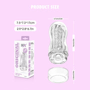 Chisa - Original Portable Porno Cup - Cup Masturbator - Transparant-Erotiekvoordeel.nl