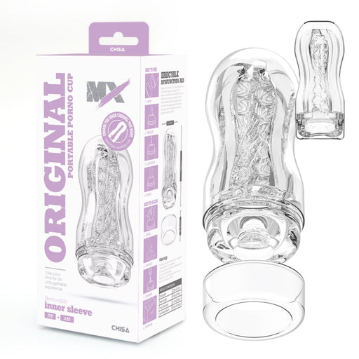 Chisa - Original Portable Porno Cup - Cup Masturbator - Transparant-Erotiekvoordeel.nl