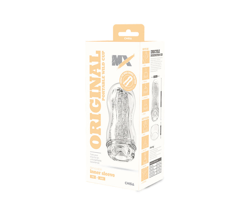 Chisa - Original Portable Wild Cup - Cup Masturbator - Transparant-Erotiekvoordeel.nl