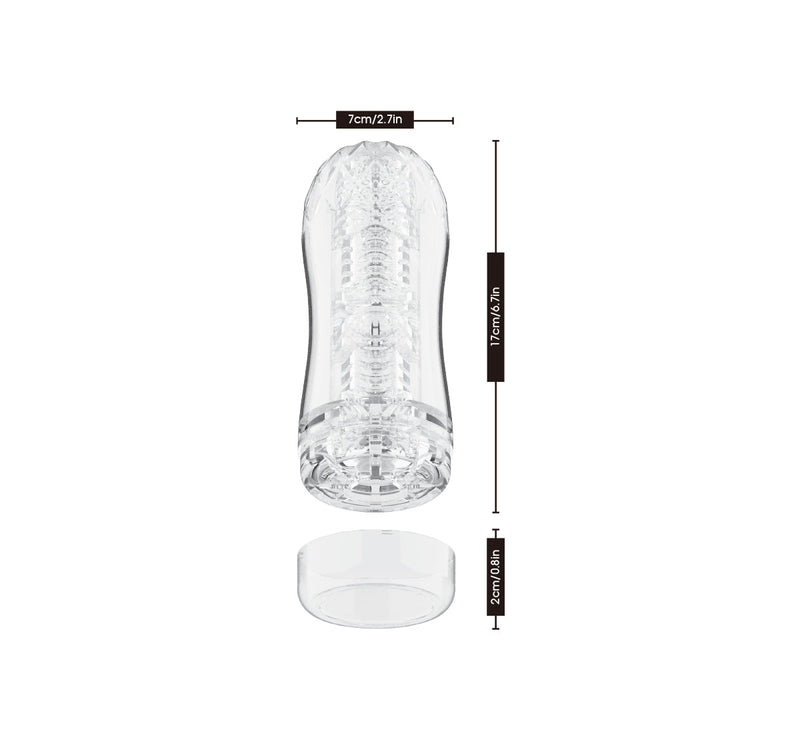Chisa - Quickshot Portable Cup - Bearhug - Cup Masturbator - Transparant-Erotiekvoordeel.nl