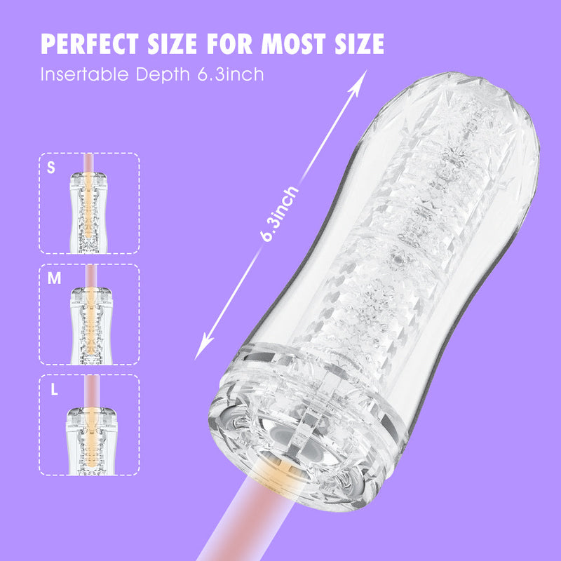 Chisa - Quickshot Portable Cup- Engorged - Cup Masturbator - Transparant-Erotiekvoordeel.nl