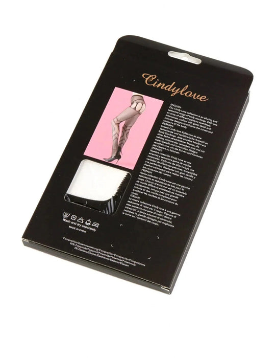 Cindylove - Jarretelkousen - No. 45103 - One Size - Zwart-Laced-up.nl