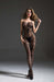 Cindylove - Luxe Kant Bodystocking - Catsuit - One Size - Zwart-Laced-up.nl