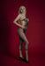 Cindylove - Visnet Bodystocking met legging - One Size - Zwart-Laced-up.nl