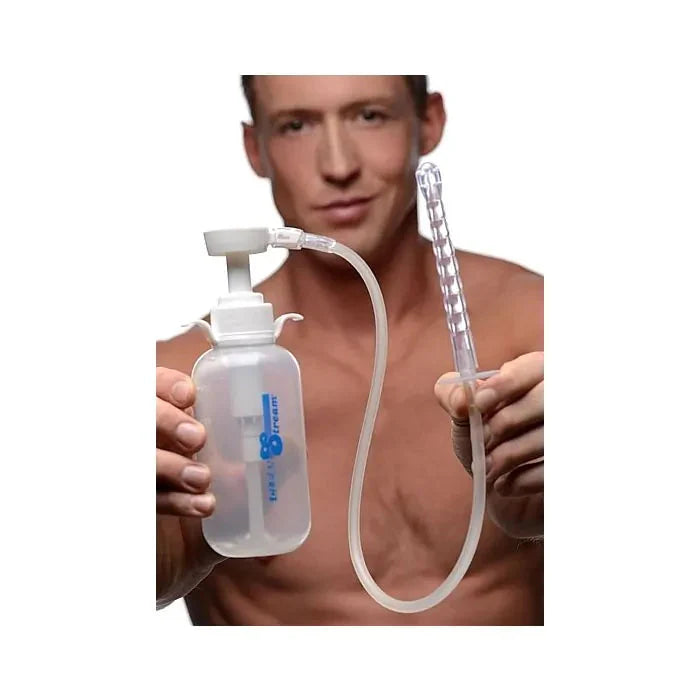 CleanStream - Klysmafles met spuitstuk en handpompje-Laced-up.nl