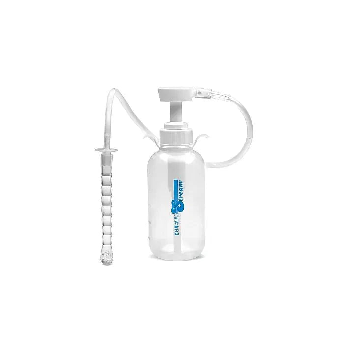 CleanStream - Klysmafles met spuitstuk en handpompje-Laced-up.nl
