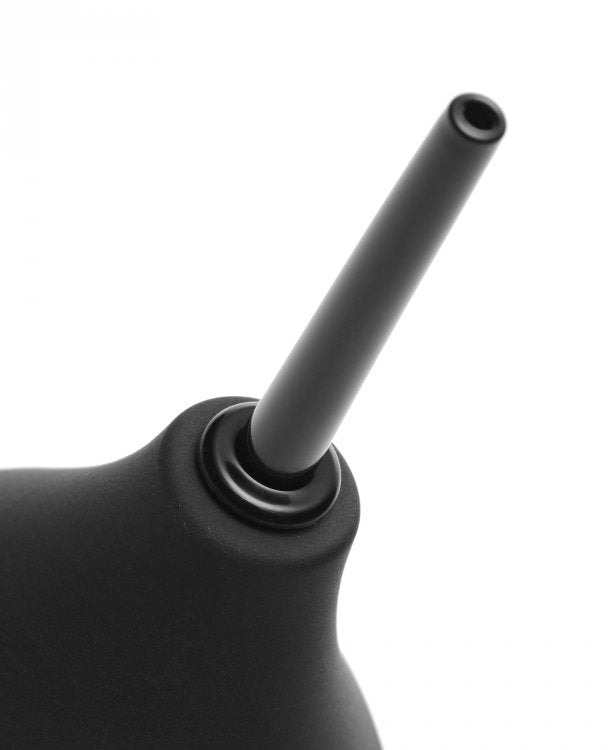Cleanstream - Anaal Douche Met Ballon Reservoir En Dunne Tip - Zwart-Laced-up.nl