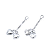Kiotos - Clit Clip Hearts - Clitorisklemmen/Schaamlipklemmen met Hangertje-Erotiekvoordeel.nl