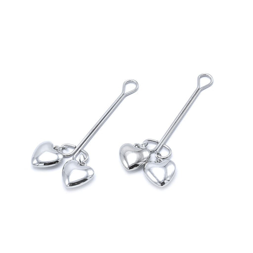 Kiotos - Clit Clip Hearts - Clitorisklemmen/Schaamlipklemmen met Hangertje-Erotiekvoordeel.nl
