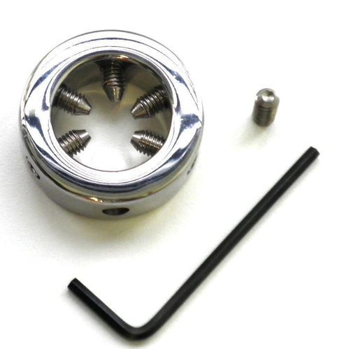 Kiotos - Cockring RVS Met verstelbare schroeven aan de Binnenkant-Laced-up.nl