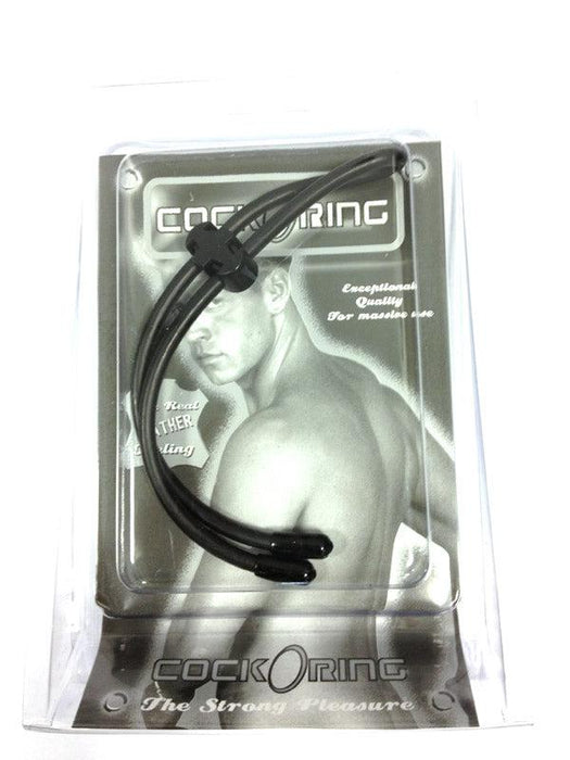 Kiotos - Cockring koord Verstelbaar - Zwart-Laced-up.nl