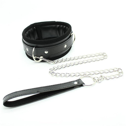 Kiotos - Brede Collar Met Leash-Erotiekvoordeel.nl