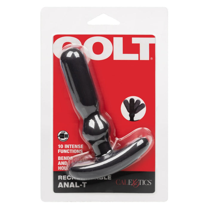 Colt - Anal-T - Oplaadbare Vibrerende Buttplug - Zwart-Laced-up.nl