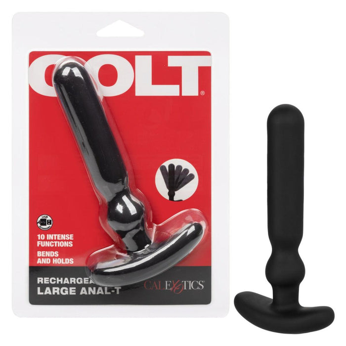 Colt - Oplaadbare Large Anal-T - Vibrerende Buttplug - Zwart-Laced-up.nl