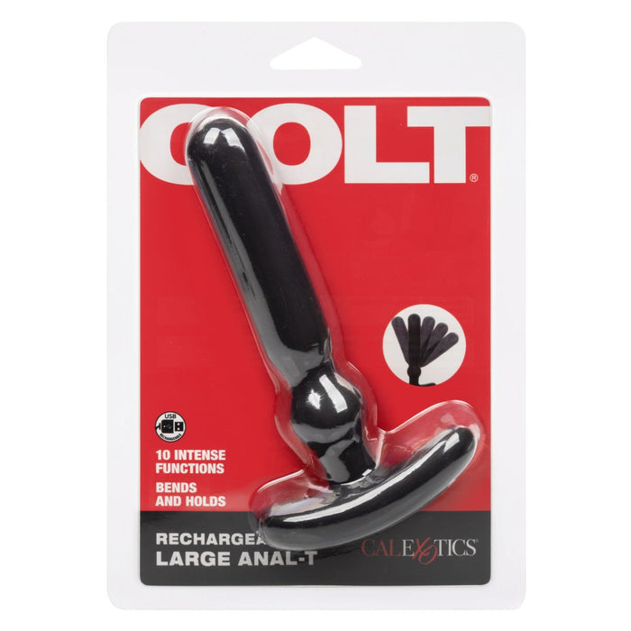Colt - Oplaadbare Large Anal-T - Vibrerende Buttplug - Zwart-Laced-up.nl