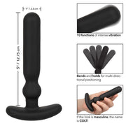 Colt - Oplaadbare Large Anal-T - Vibrerende Buttplug - Zwart-Laced-up.nl