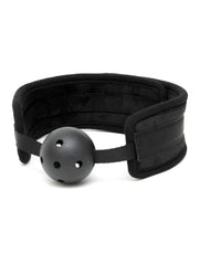 Rimba - Comfortabele ball gag - Zwart - Verstelbaar-Laced-up.nl