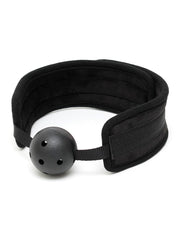 Rimba - Comfortabele ball gag - Zwart - Verstelbaar-Laced-up.nl