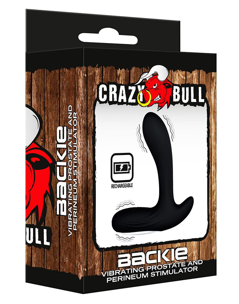 Crazy Bull - Backie - Prostaat Vibrator - Zwart-Erotiekvoordeel.nl