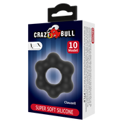 Crazy Bull - Clauzell - Cockring - Model 10 - Zwart-Erotiekvoordeel.nl