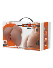 Crazy Bull Mila Vibrerende Masturbator - Dubbele Ingang TPR-Erotiekvoordeel.nl