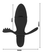 Crazy Bull - Vibrerende Buttplug Met Perineum Stimulator - Fitch-Laced-up.nl