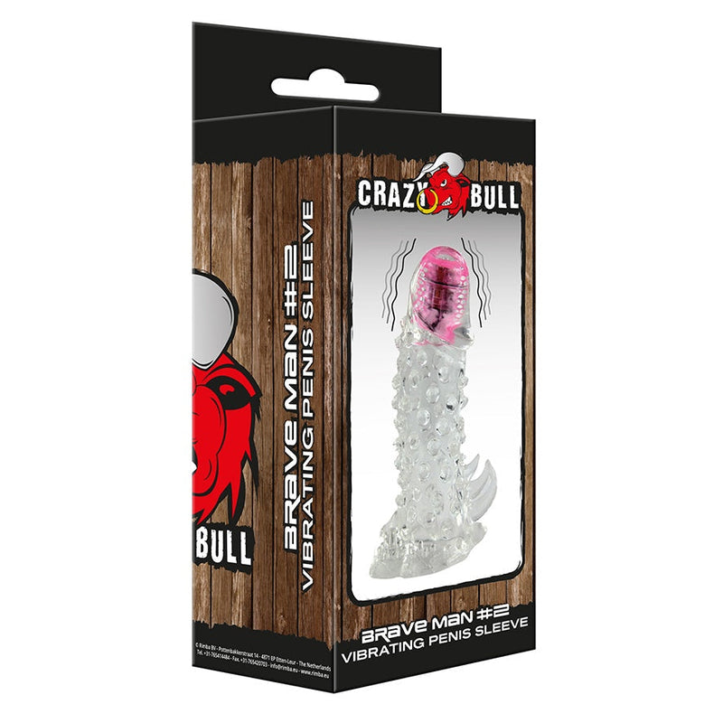 Crazy Bull - Vibrerende Penis Sleeve - Brave Man 2-Laced-up.nl