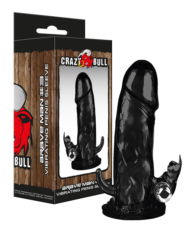 Crazy Bull - Vibrerende Penis Sleeve - Brave Man 3-Laced-up.nl