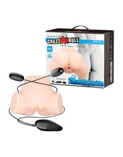 Crazy Bull - Vibrerende Vagina & Ass Masturbator SAMANTHA - Lichte Huidskleur-Laced-up.nl