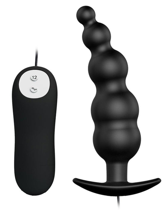 Crazy Bull - Vibrerende Bolletjes Buttplug Met Afstandsbediening-Laced-up.nl