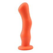 Curve Burst Liquid Siliconen Vibrator - Oranje-laced-up.nl