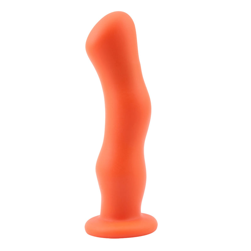 Curve Burst Liquid Siliconen Vibrator - Oranje-laced-up.nl