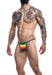 Cut4Men - Briefkini Herenstring - Rainbow-Laced-up.nl
