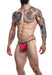 Cut4Men - Briefkini Herenstring - Rood-Laced-up.nl