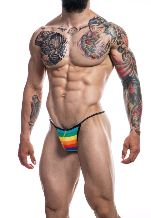 Cut4Men - Sexy Herenstring - Rainbow-Laced-up.nl