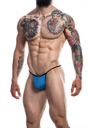 Cut4Men - G-string - Royal Blue-Laced-up.nl