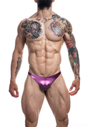 Cut4Men - Klassieke Herenstring - Metallic Roze-Erotiekvoordeel.nl