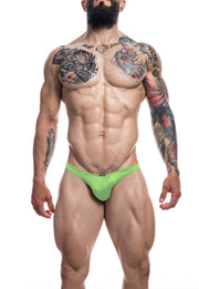 Cut4Men - Classic Men's Thong - Neon Green - Laced-up.nl