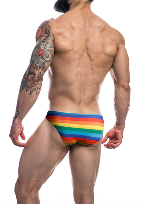 Cut4Men - Low Rise Herenslip - Rainbow-Laced-up.nl