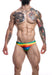 Cut4Men - Low Rise Herenslip - Rainbow-Laced-up.nl