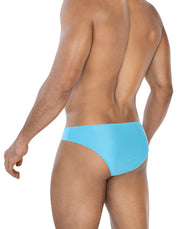 Cut4Men - Slip micro sexy en spandex pour homme - Turquoise-Laced-up.nl