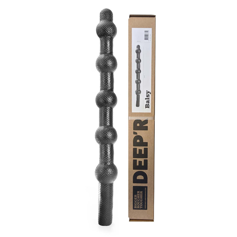 DEEP'R - Balsy - XXL Anaal Kralen - Zwart - 70 cm - Ø 4.00 tot 7.00 cm-Laced-up.nl